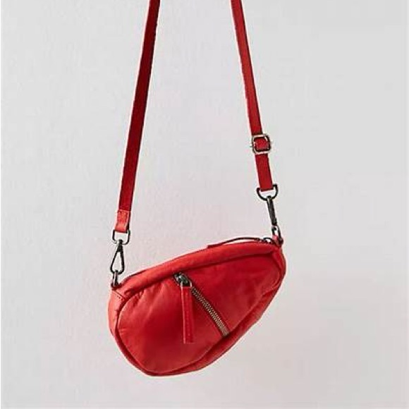 Red Free People Crossbody Bag - Picture 2 of 5
